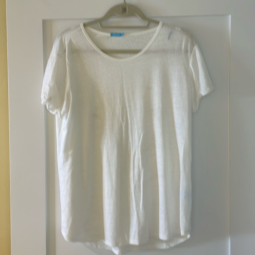 Linen Roll Sleeve Tee